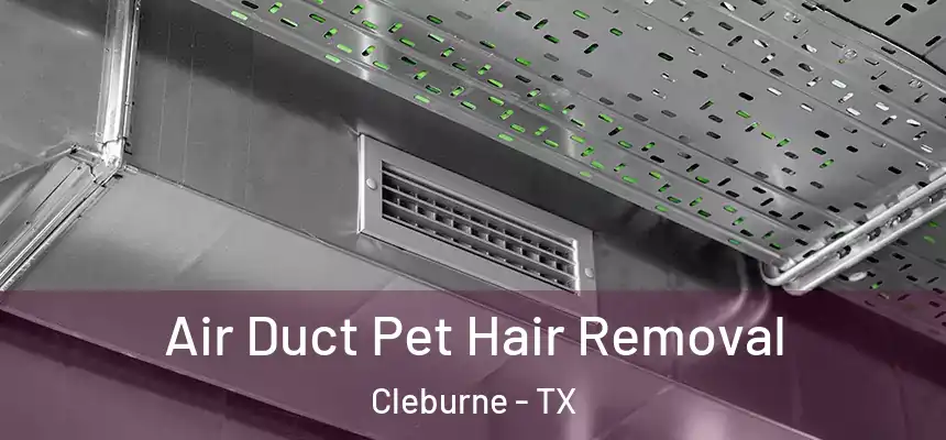 Air Duct Pet Hair Removal Cleburne - TX